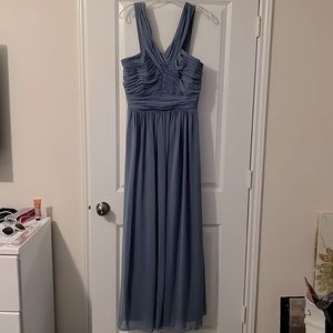 After Six Long Blue Formal Dress